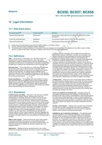 BC857C/DG/B3 Datasheet Page 12
