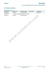 BC857RAZ Datasheet Page 9