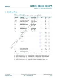BC869-16 Datasheet Page 4