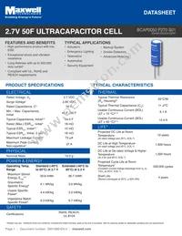 BCAP0050 P270 S01 Datasheet Cover