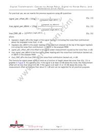 BCM3218IFSBG Datasheet Page 17