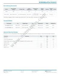 BCM380P475T1K2A31 Datasheet Page 4