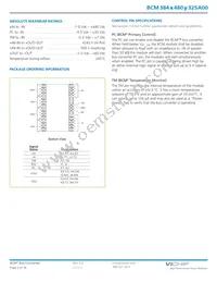BCM384T480T325A00 Datasheet Page 2