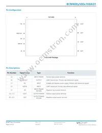 BCM400P500T1K8A31 Datasheet Page 3