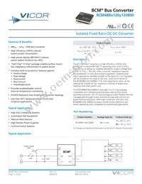 BCM48BH120M120B00 Datasheet Cover