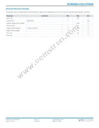 BCM48BH120M120B00 Datasheet Page 3