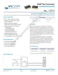 BCM48BT240M300A00 Datasheet Cover