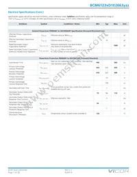 BCM6123TD1E2663T00 Datasheet Page 7