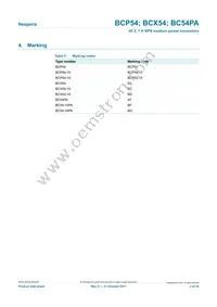 BCP54 Datasheet Page 3