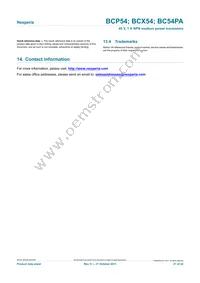 BCP54 Datasheet Page 21