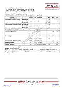 BCP54-16-TP Datasheet Page 2