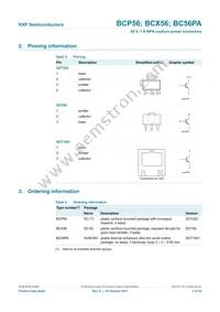 BCP56/ZLX Datasheet Page 3