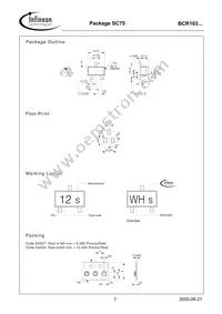 BCR 103T E6327 Datasheet Page 7