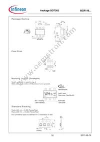 BCR 116S H6727 Datasheet Page 10