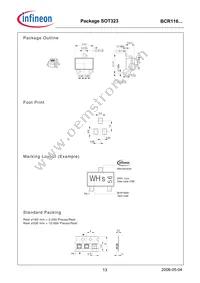 BCR 116T E6327 Datasheet Page 13
