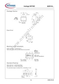 BCR 116T E6327 Datasheet Page 14