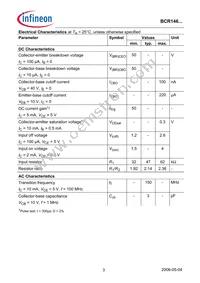 BCR 146T E6327 Datasheet Page 3