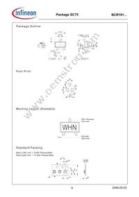 BCR 191T E6327 Datasheet Page 9