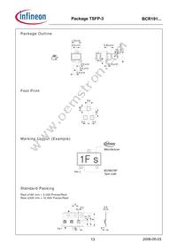 BCR 191T E6327 Datasheet Page 13