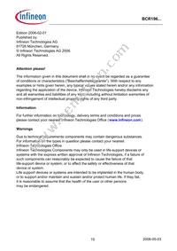 BCR 196T E6327 Datasheet Page 15