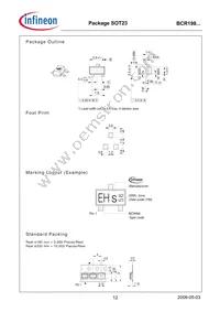 BCR 198T E6327 Datasheet Page 12