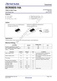BCR08DS-14AT13#B10 Datasheet Cover