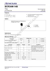 BCR3AM-14B#B00 Datasheet Page 3