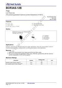 BCR3AS-12B-T13#B01 Datasheet Page 3