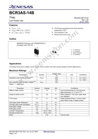 BCR3AS-14B-T13#B00 Datasheet Page 3