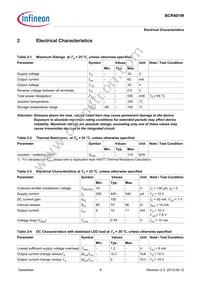 BCR401WE6327HTSA1 Datasheet Page 9