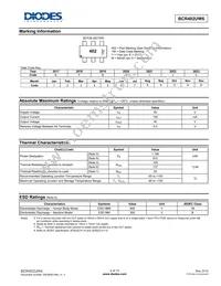 BCR402UW6-7 Datasheet Page 2