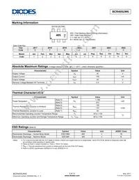 BCR405UW6-7 Datasheet Page 2