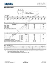 BCR421UW6Q-7 Datasheet Page 2