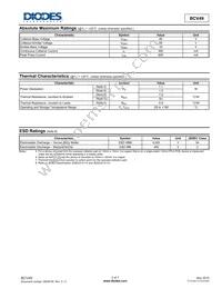 BCV49TA Datasheet Page 2