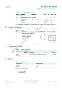 BCV63 Datasheet Page 2