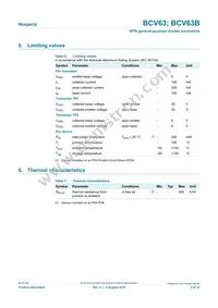 BCV63 Datasheet Page 3