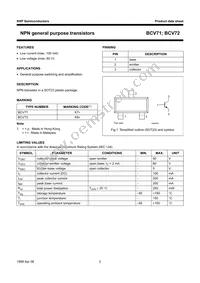 BCV71 Datasheet Page 3