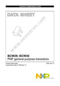 BCW30 Datasheet Page 2