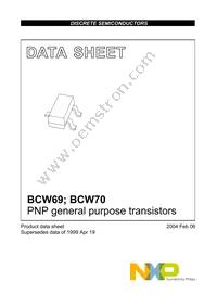 BCW70 Datasheet Page 2