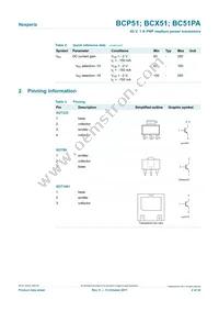 BCX51-10F Datasheet Page 2