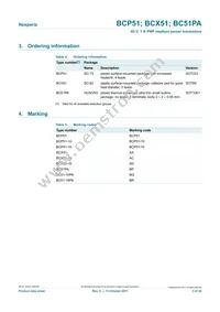 BCX51-10F Datasheet Page 3