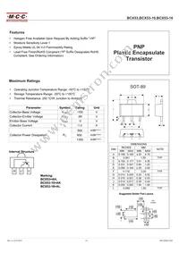 BCX53-10-TP Datasheet Cover