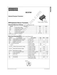 BCX70H_D87Z Datasheet Page 2