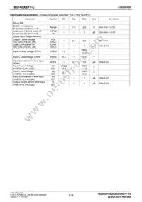 BD14000EFV-CE2 Datasheet Page 6
