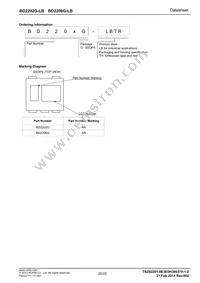 BD2202G-LBTR Datasheet Page 20