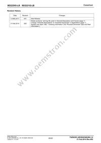 BD2220G-LBTR Datasheet Page 20