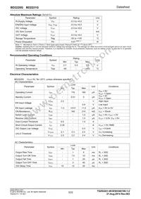 BD2221G-TR Datasheet Page 3