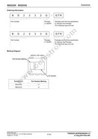 BD2232G-GTR Datasheet Page 21