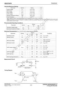 BD2270HFV-TR Datasheet Page 3