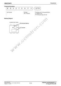 BD2270HFV-TR Datasheet Page 16